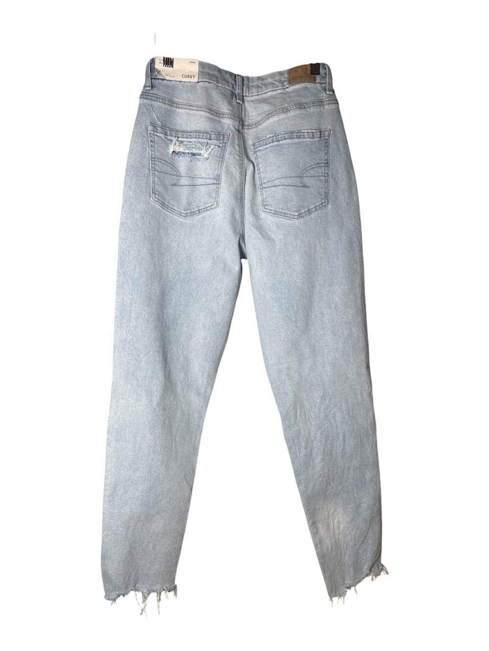 American Eagle Strigid Curvy Ripped Mom Jean - Size 4 - NWT - Picture 2 of 4